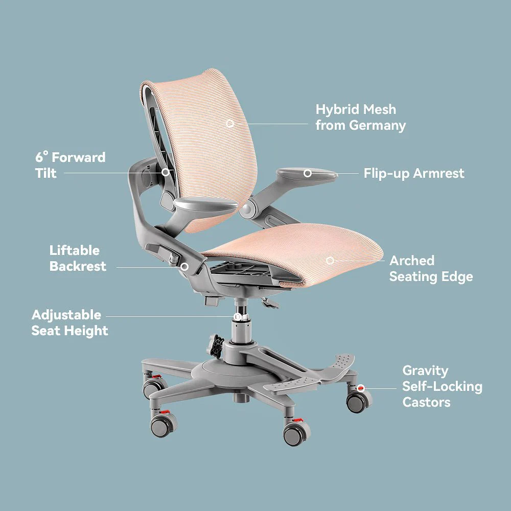 Hinomi Zee V2 Ergonomic Kids Study Desk Chair - Image 4
