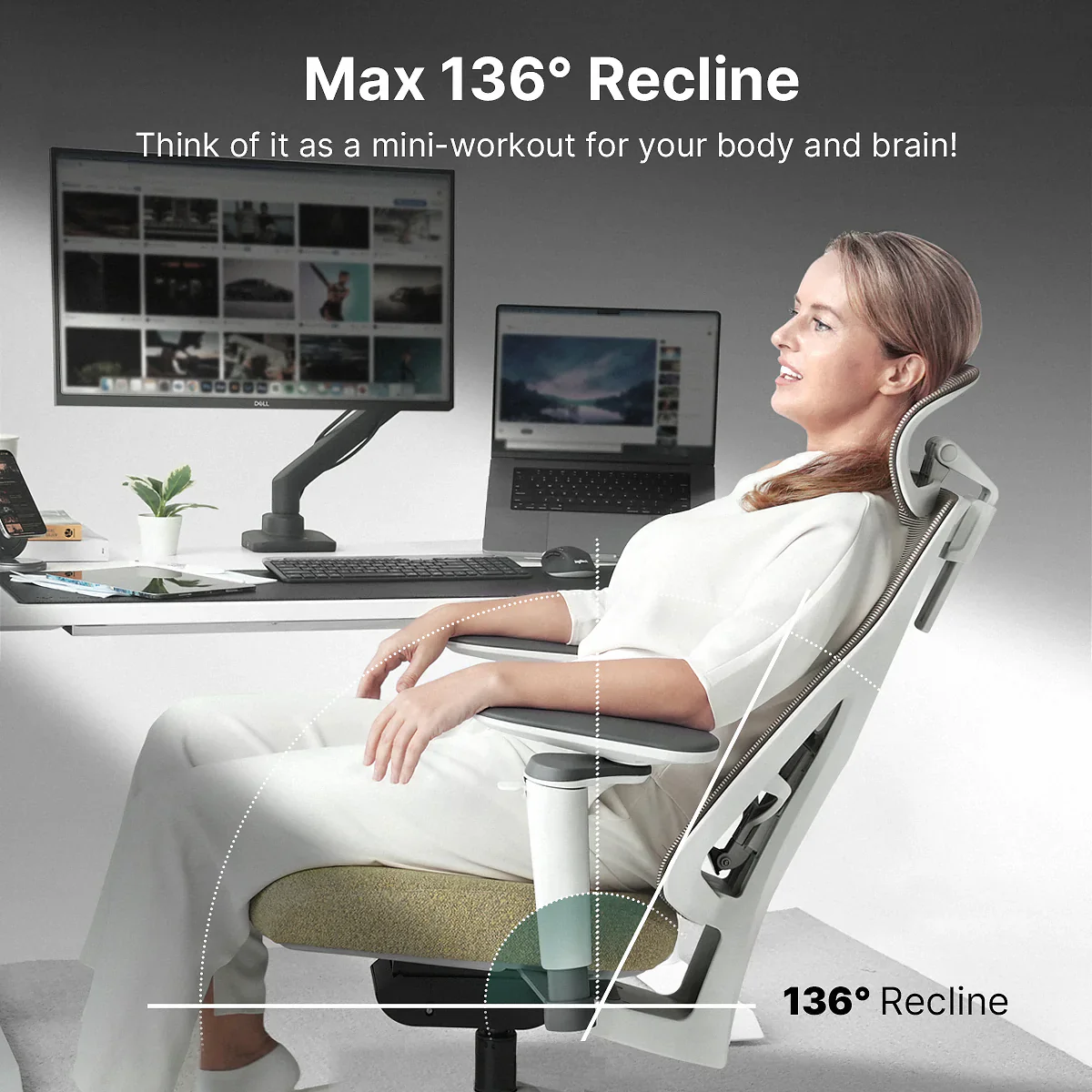 Hinomi D3 Ergonomic Office Chair - Image 4