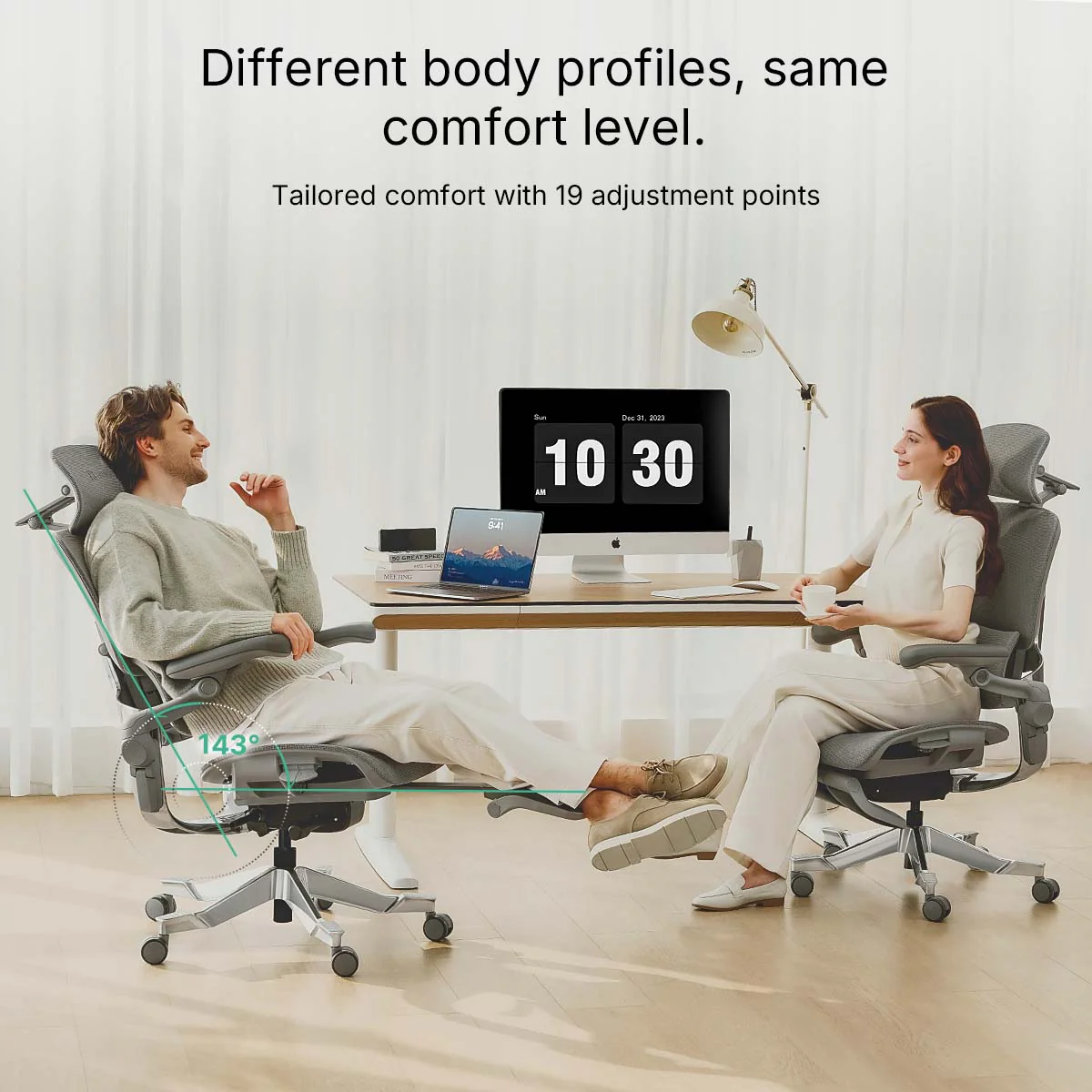 Hinomi H2 Pro Ergonomic Office Chair with Selectable Footrest - Image 14