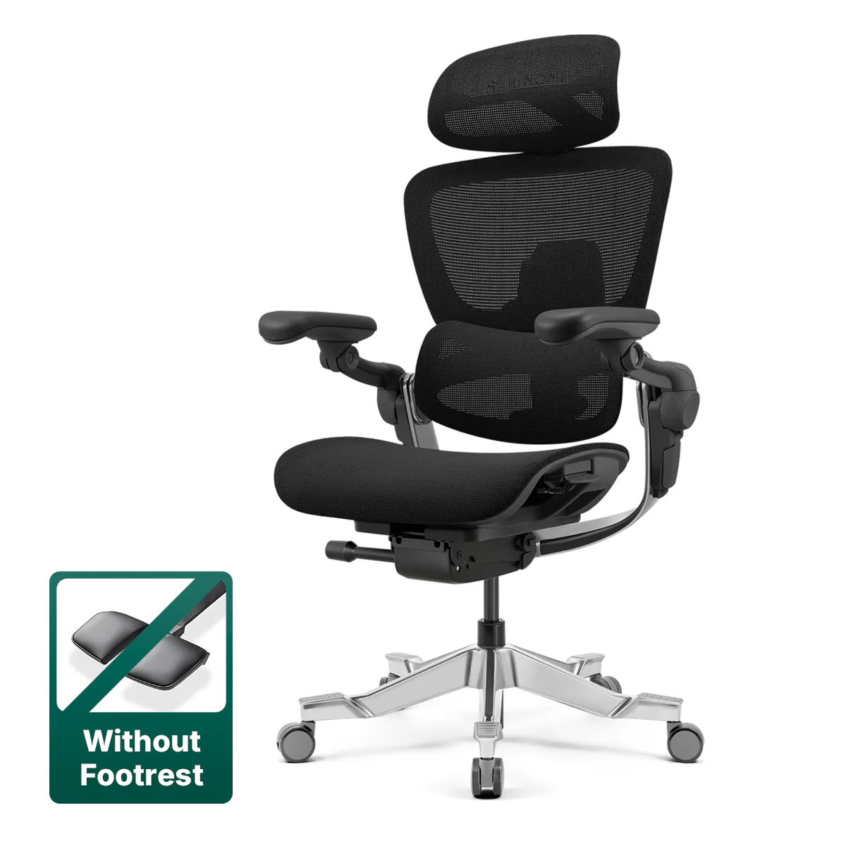 Hinomi H2 Pro Ergonomic Office Chair with Selectable Footrest - Image 20