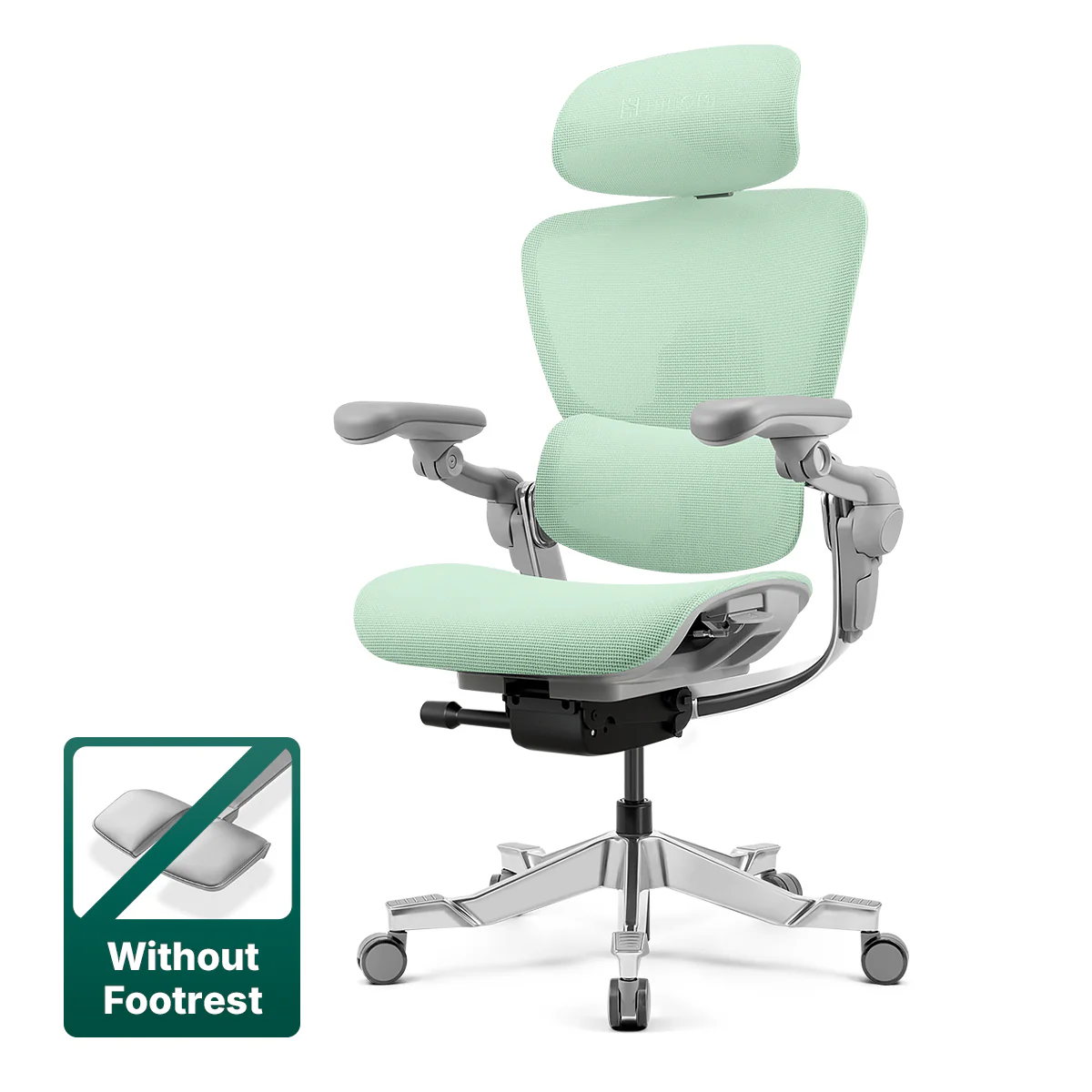 Hinomi H2 Pro Ergonomic Office Chair with Selectable Footrest - Image 23