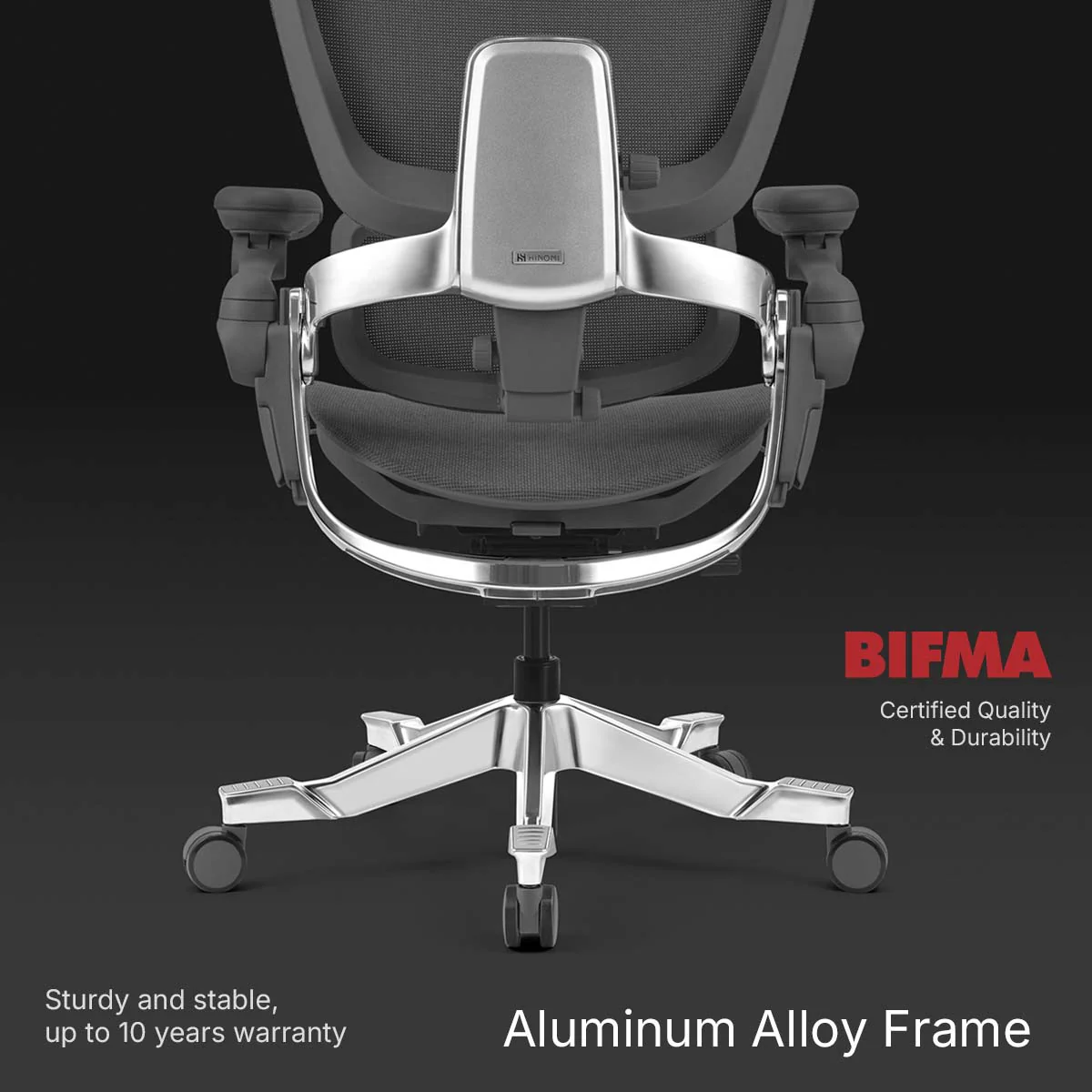 Hinomi H2 Pro Ergonomic Office Chair with Selectable Footrest - Image 8