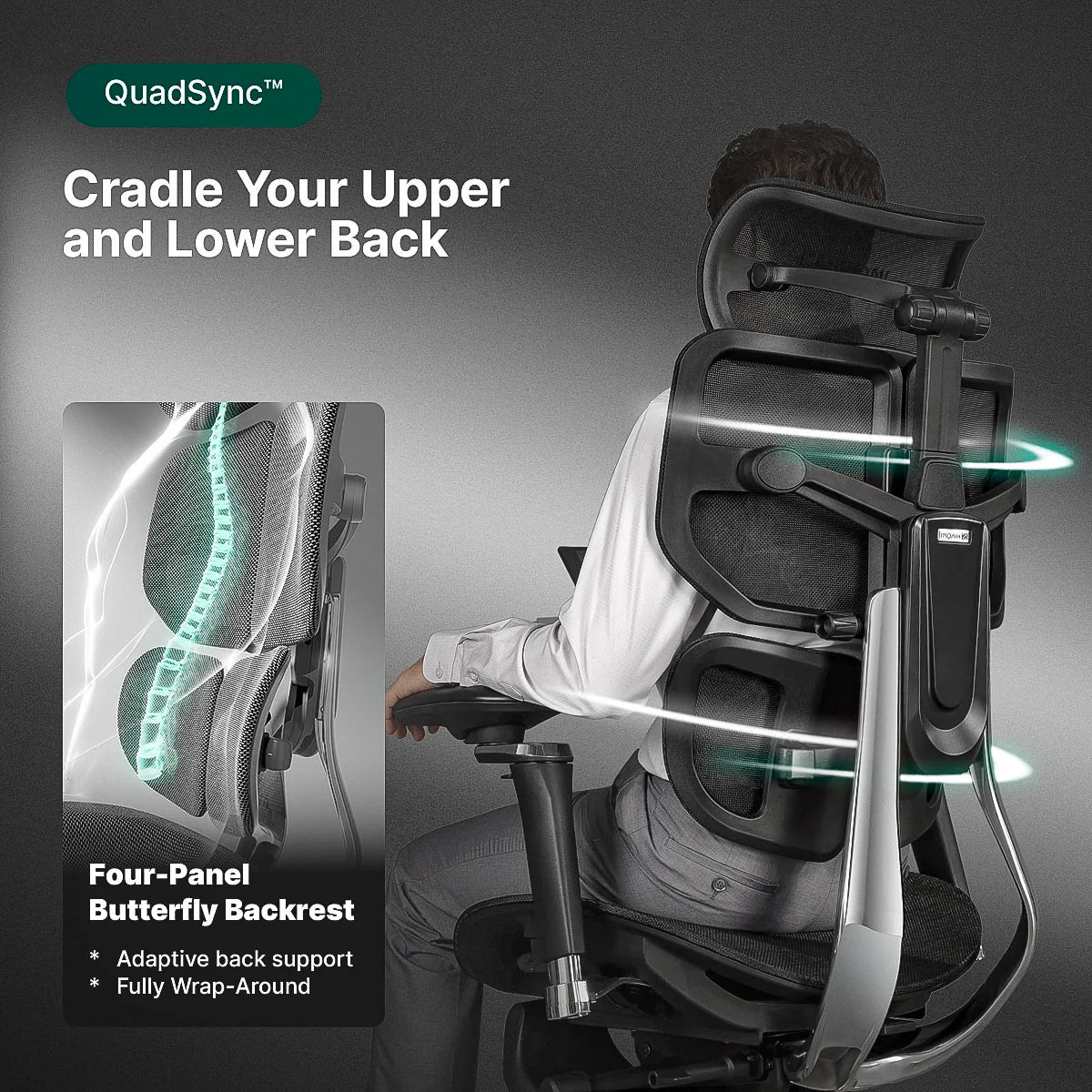 Hinomi X2 Pro Ergonomic Office Chair - Successor to X1 - Image 3